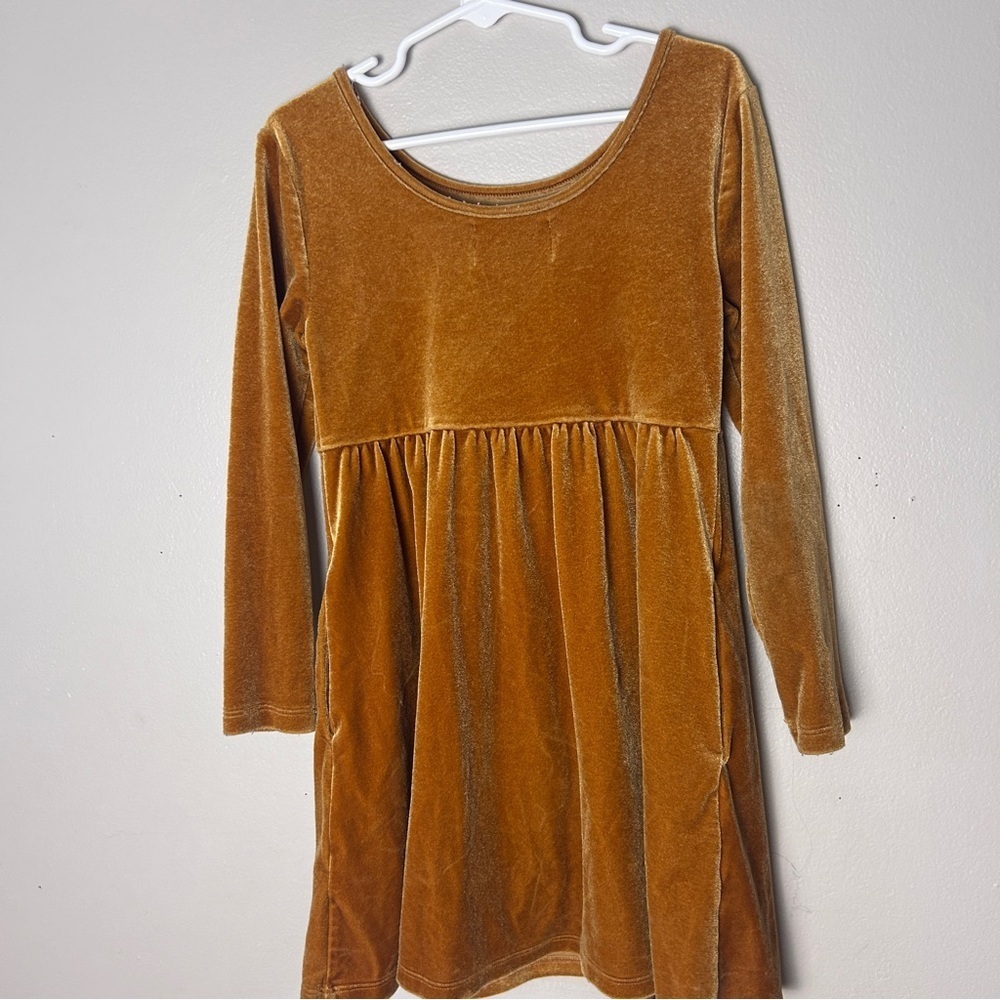 Old Navy Brown A-Line Long Sleeve Dress
